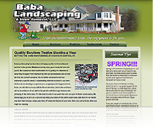 baba landscaping website